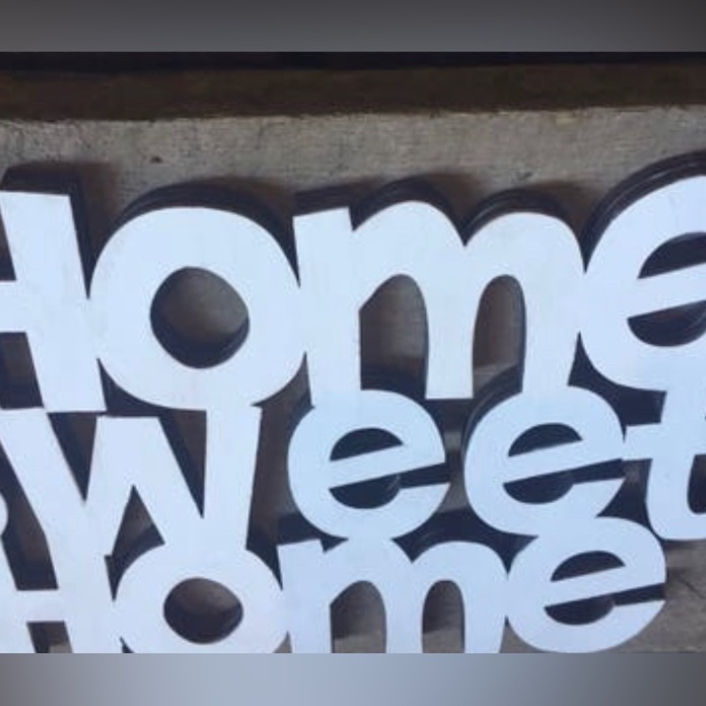 Home Sweet Home Sign, Rustic Barnwood Home Decor Sign, Family Phrase - Picture 2 of 3